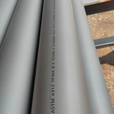 Un buon prezzo. 304 316 316L  Acid-washed Matte Seamless Stainless Steel Pipe For Drinking Water Transportation in linea