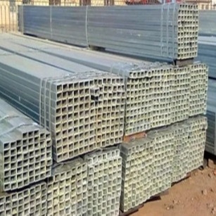 Good price L'acciaio rettangolare del quadrato della sezione della cavità convoglia inossidabile anodizzato nero a 3 pollici galvanizzato in linea